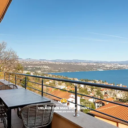 Schindler Luxury Penthouse - Spacious Luxury Penthouse In With Sea View, Pool & Private Garage Opatija