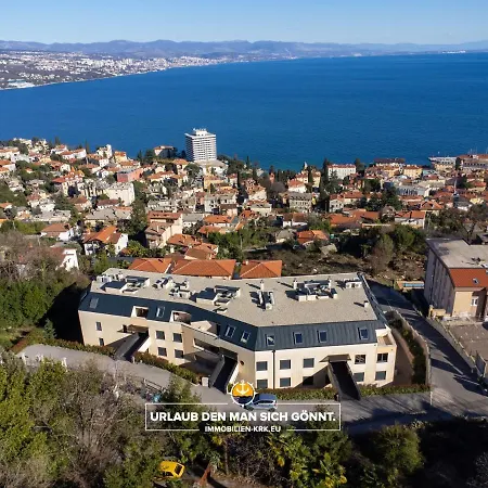 Apartman Schindler Luxury Penthouse - Sea View Terrace, Pool & Private Parking Opatija