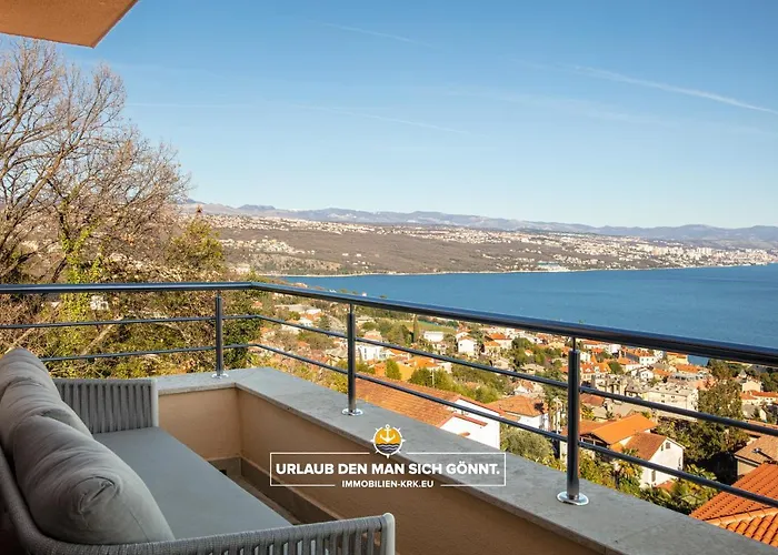 Schindler Luxury Penthouse - Sea View Terrace, Pool & Private Parking Apartamento Opatija
